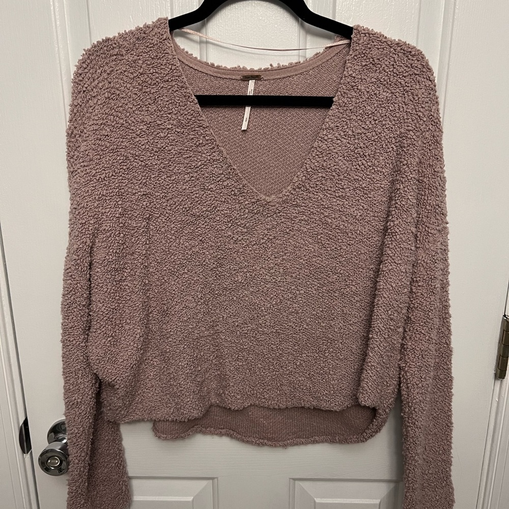 Free People Cropped Sweater